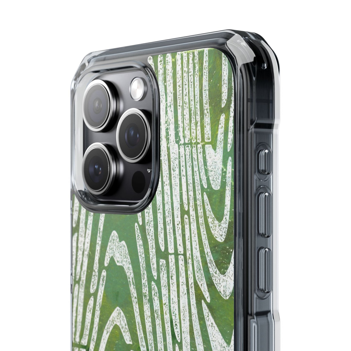 wood grain — clear phone case, magsafe® compatible