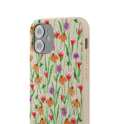 Wildflower Garden — Biodegradable & MagSafe® Phone Case