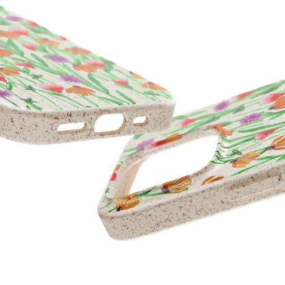 Wildflower Garden — Biodegradable & MagSafe® Phone Case