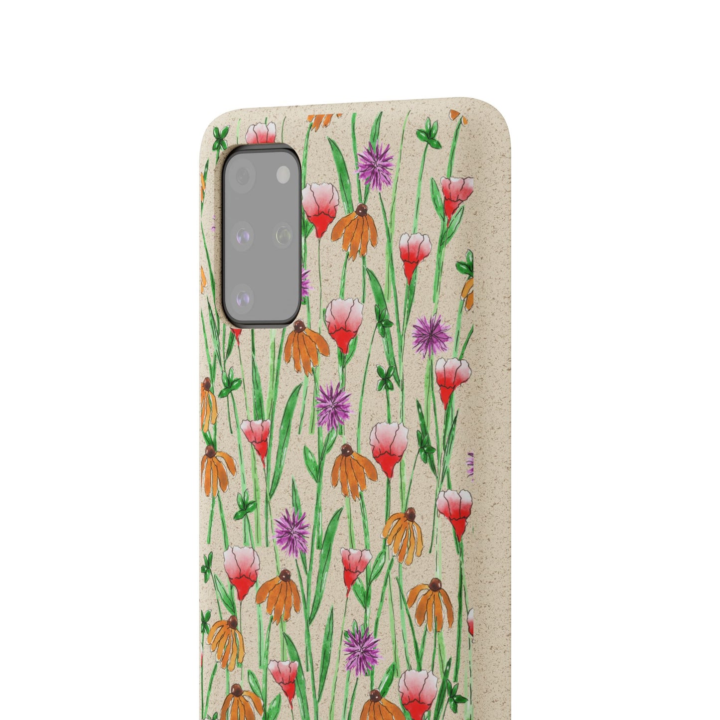wildflower garden — biodegradable phone case