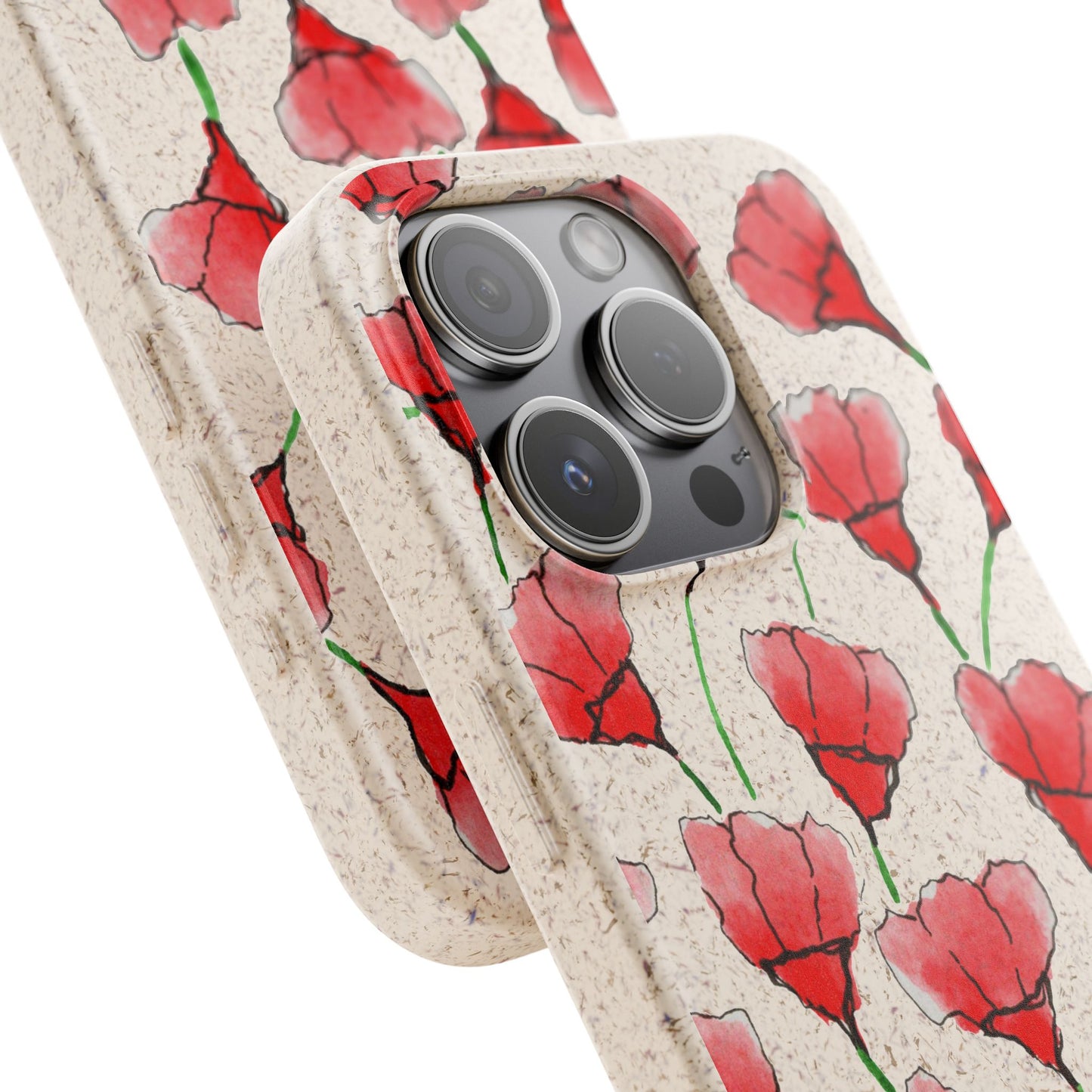 biodegradable & magsafe® phone case — poppy