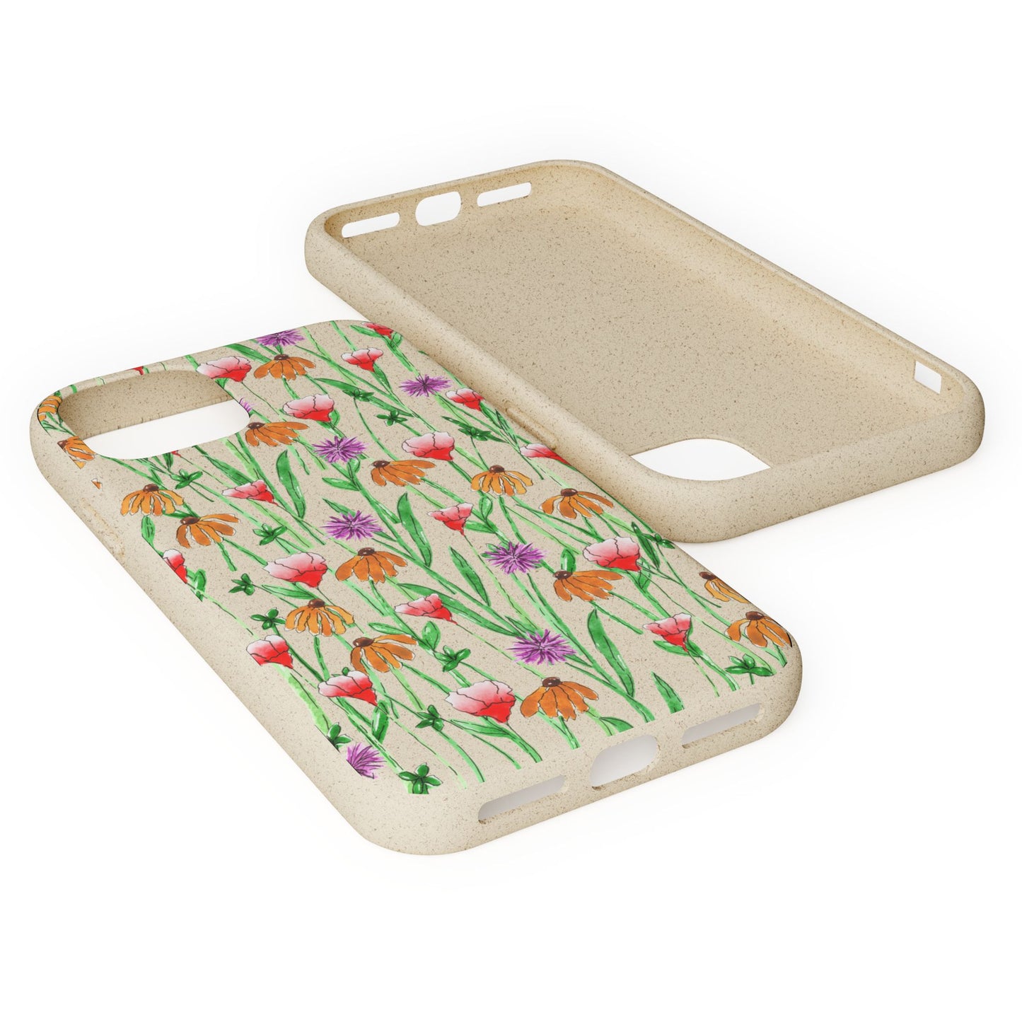 wildflower garden — biodegradable phone case