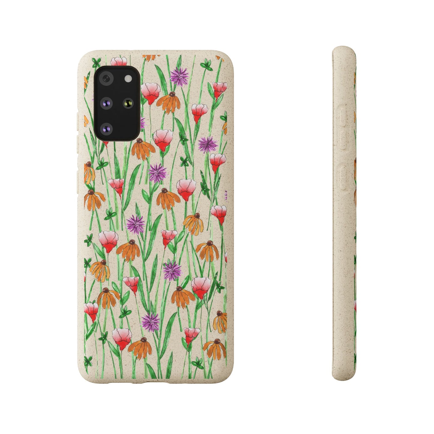 wildflower garden — biodegradable phone case