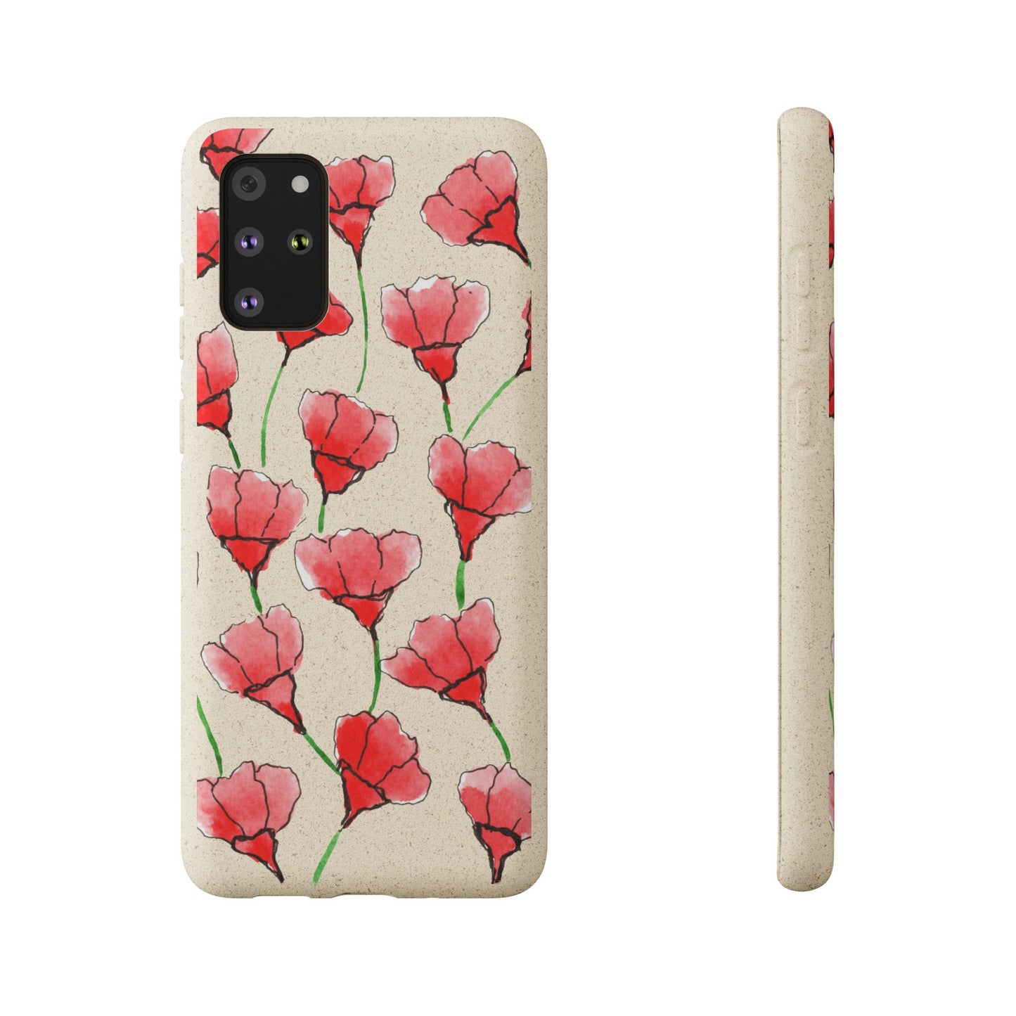 biodegradable & magsafe® phone case — poppy