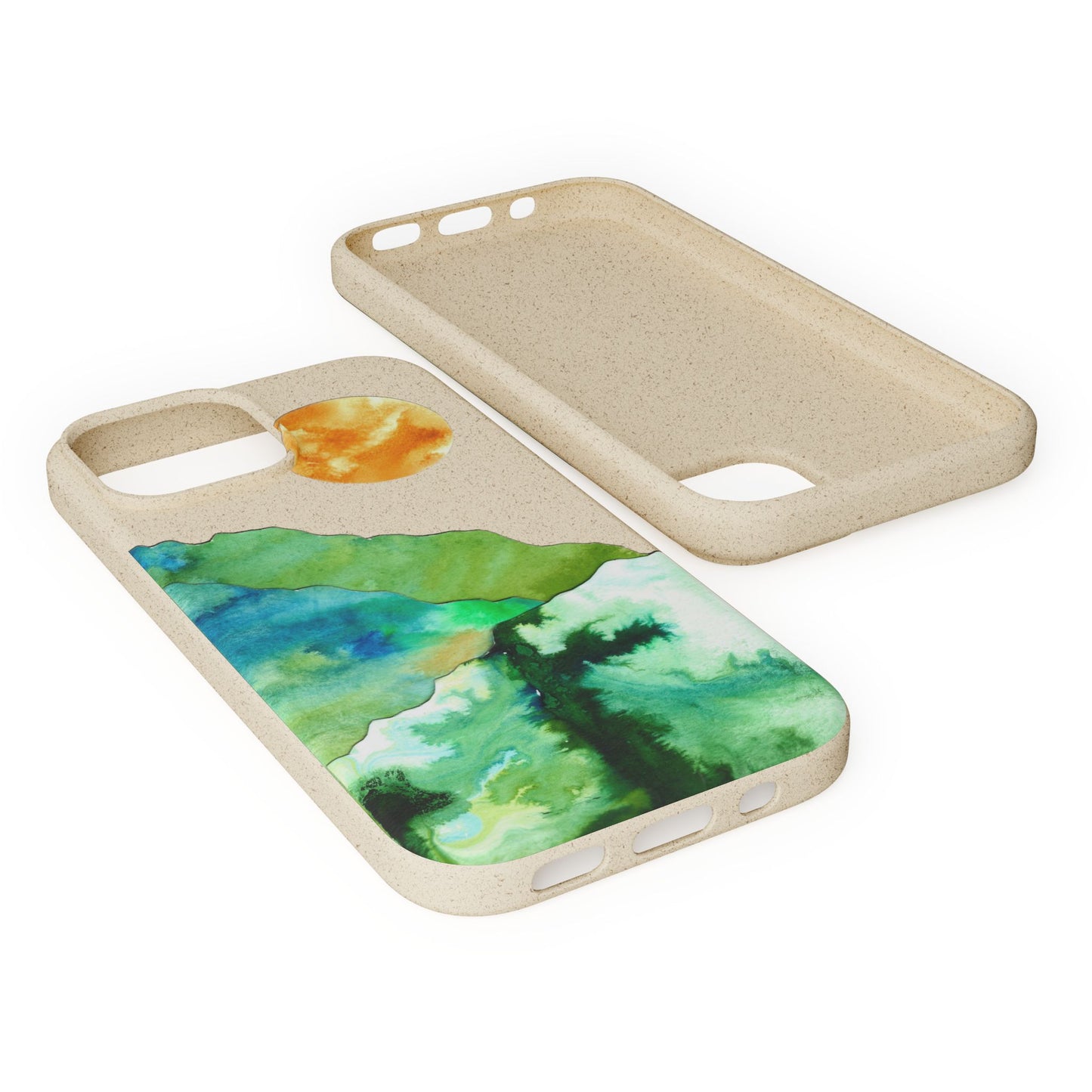 biodegradable & magsafe® phone case — mountain sunset