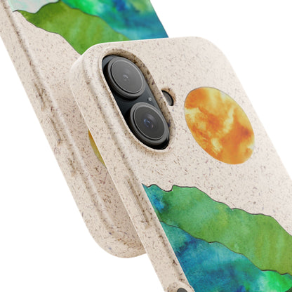 Biodegradable & MagSafe® Phone Case — Mountain Sunset