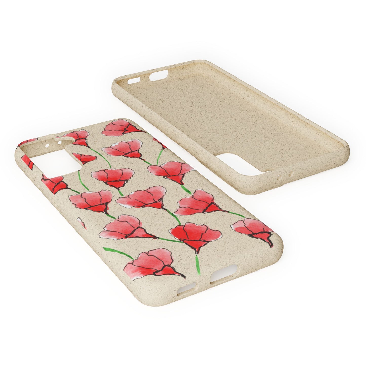biodegradable & magsafe® phone case — poppy