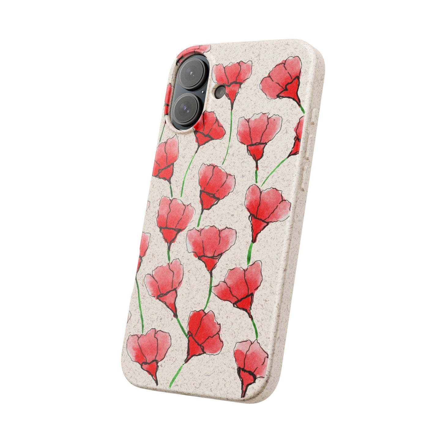 biodegradable & magsafe® phone case — poppy