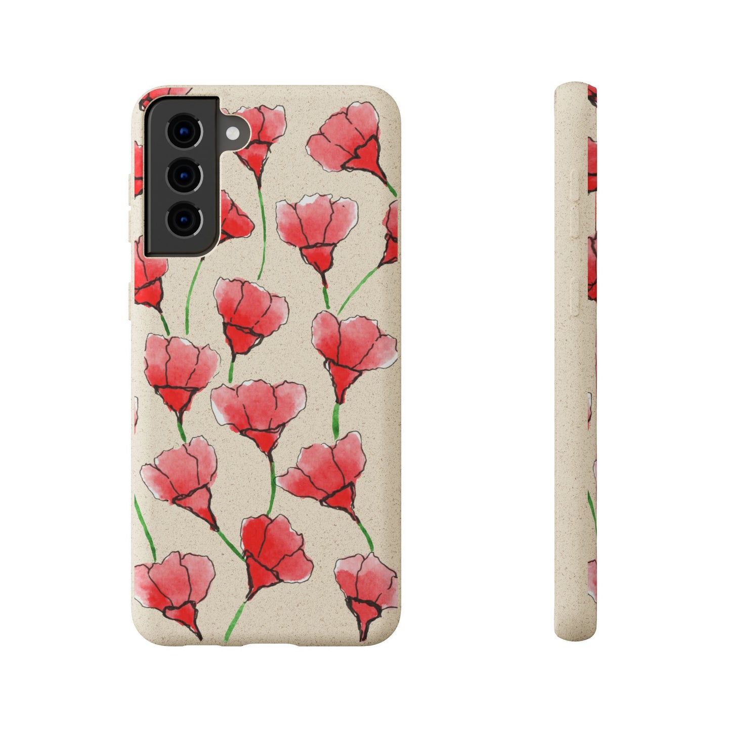 biodegradable & magsafe® phone case — poppy