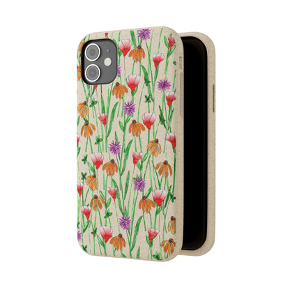 Wildflower Garden — Biodegradable Phone Case