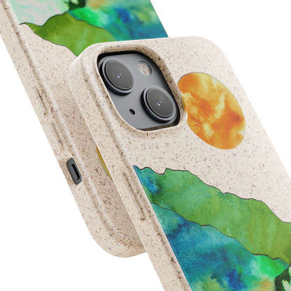 Biodegradable & MagSafe® Phone Case — Mountain Sunset