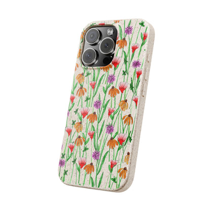 Wildflower Garden — Biodegradable & MagSafe® Phone Case