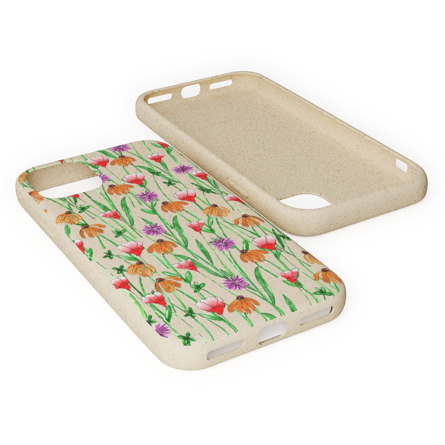 wildflower garden — biodegradable phone case