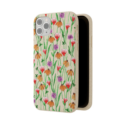 Wildflower Garden — Biodegradable Phone Case