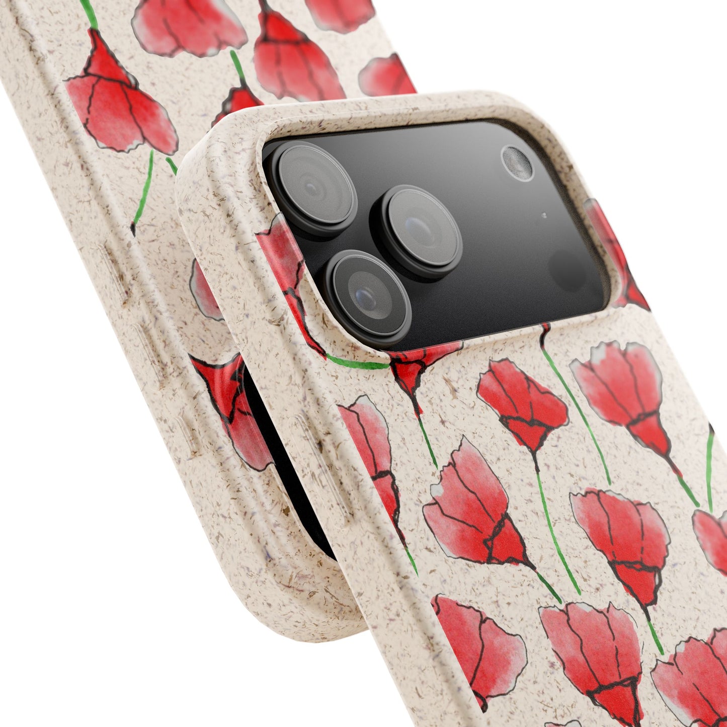 biodegradable & magsafe® phone case — poppy
