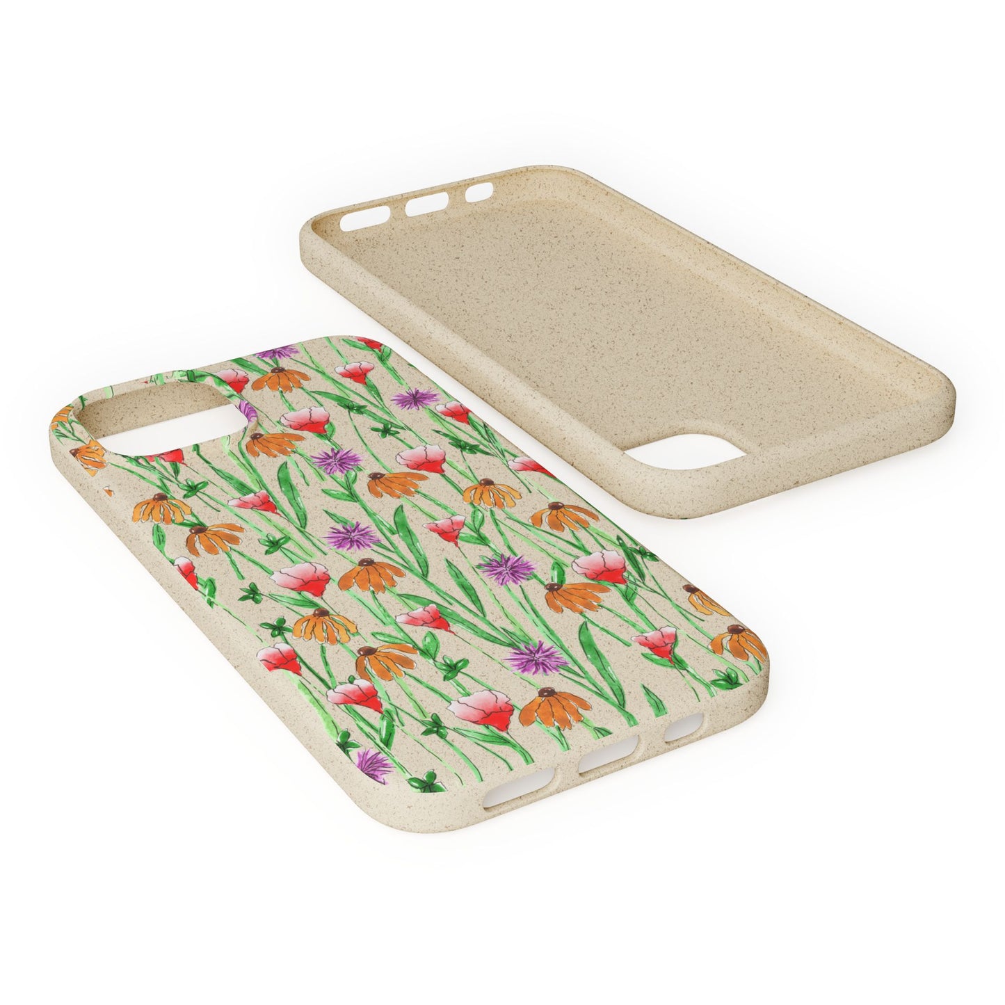 wildflower garden — biodegradable phone case