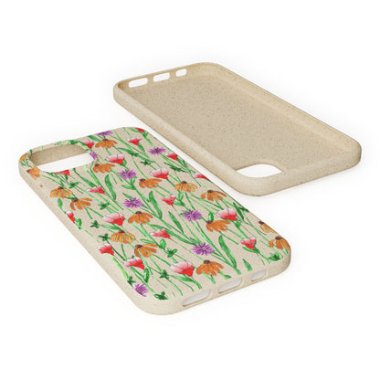Wildflower Garden — Biodegradable Phone Case
