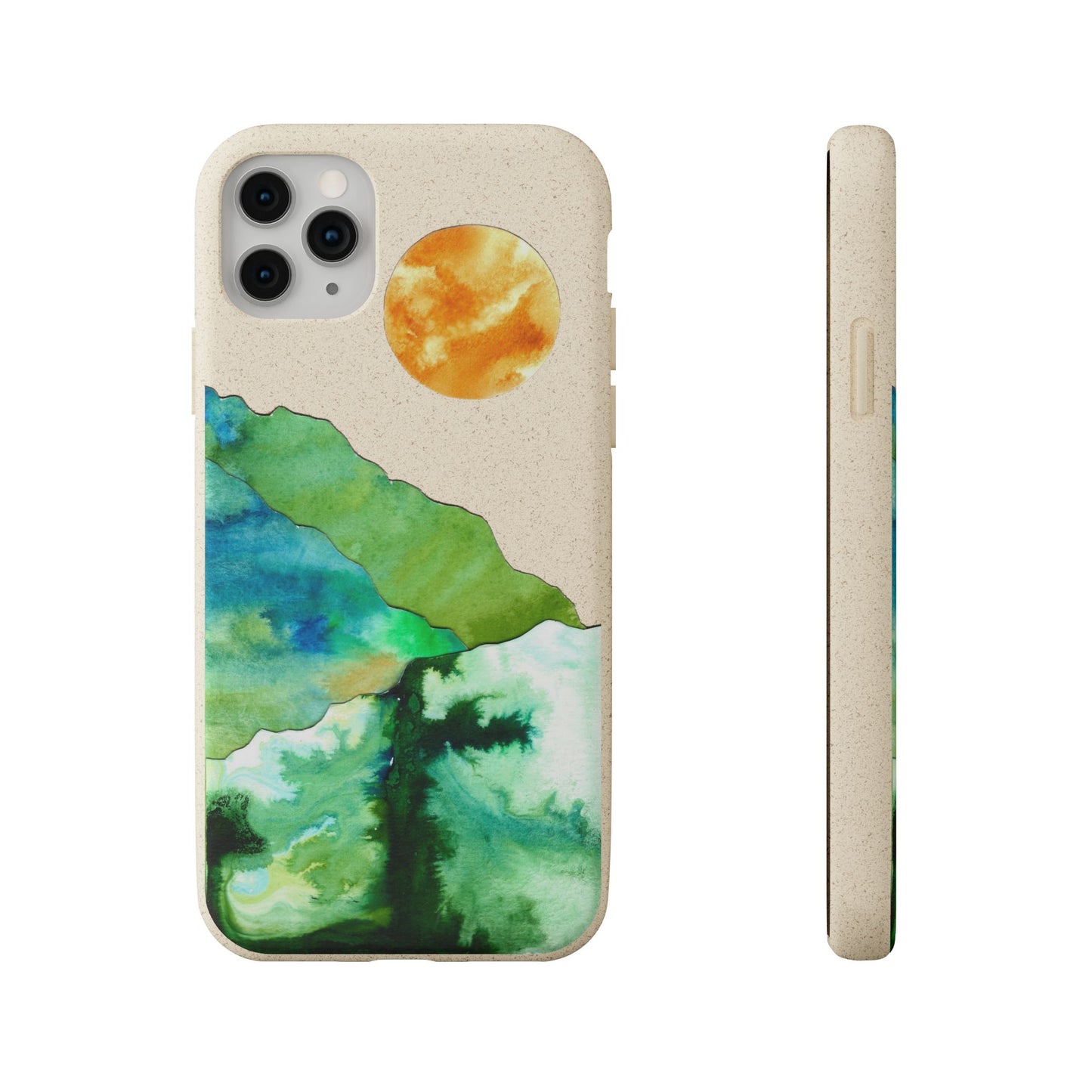 biodegradable & magsafe® phone case — mountain sunset