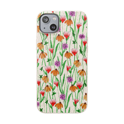 Wildflower Garden — Biodegradable Phone Case