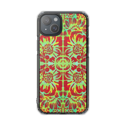 Lotus Bloom — MagSafe® Compatible Clear Phone Case