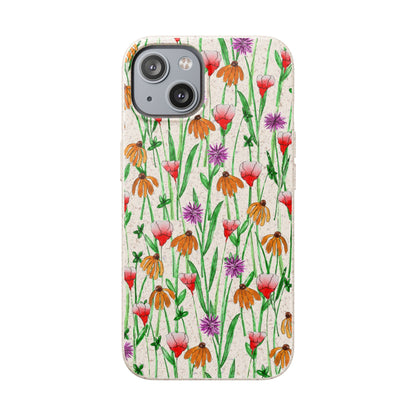 Wildflower Garden — Biodegradable Phone Case