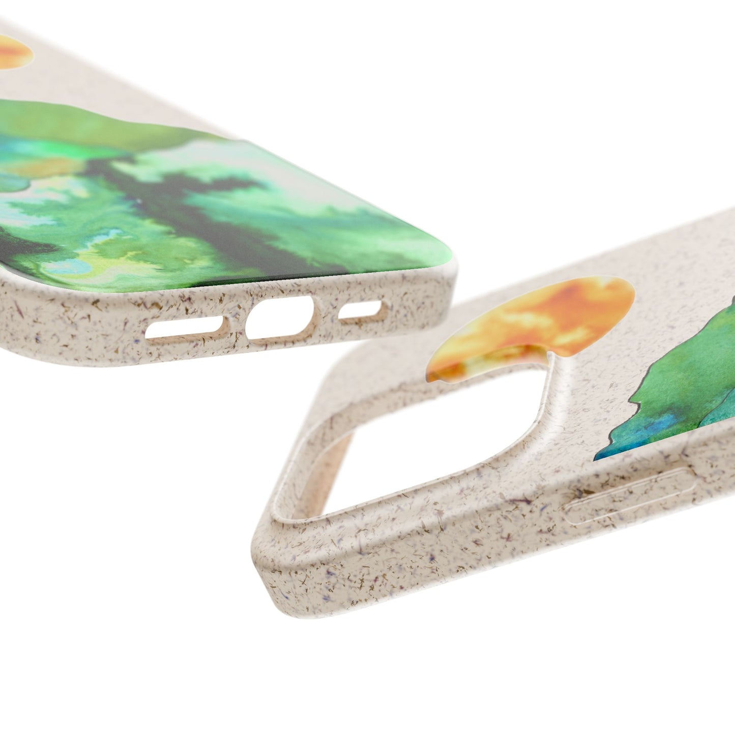 biodegradable & magsafe® phone case — mountain sunset