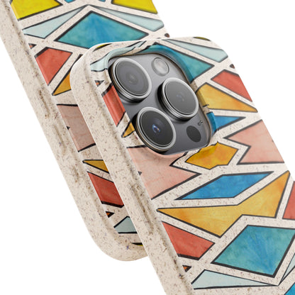 Kaleidoscope Sunset — Biodegradable Phone Case