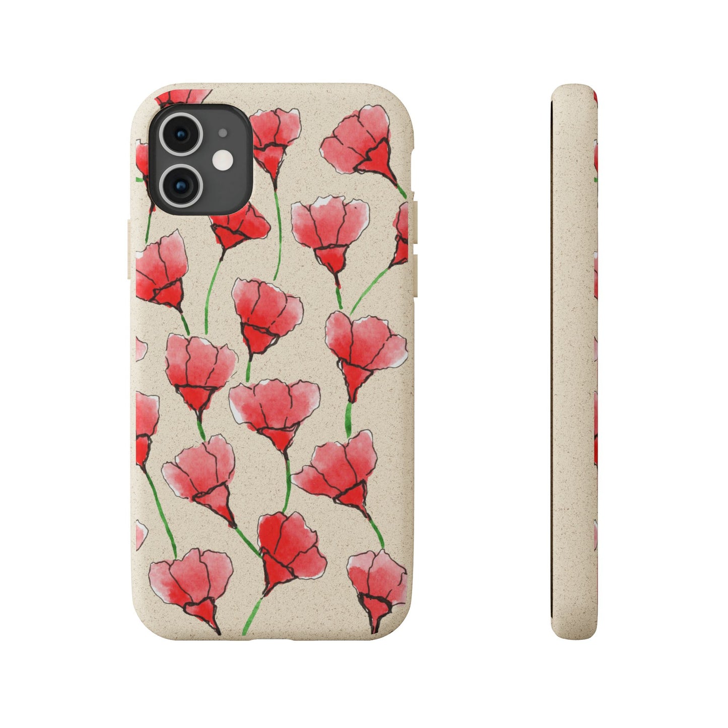 biodegradable & magsafe® phone case — poppy