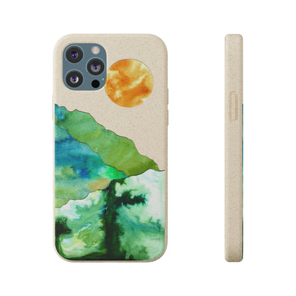 Biodegradable & MagSafe® Phone Case — Mountain Sunset