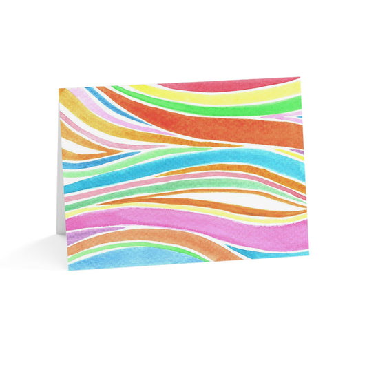 Tropical Waves Greeting Card - Set of 10, 30, or 50