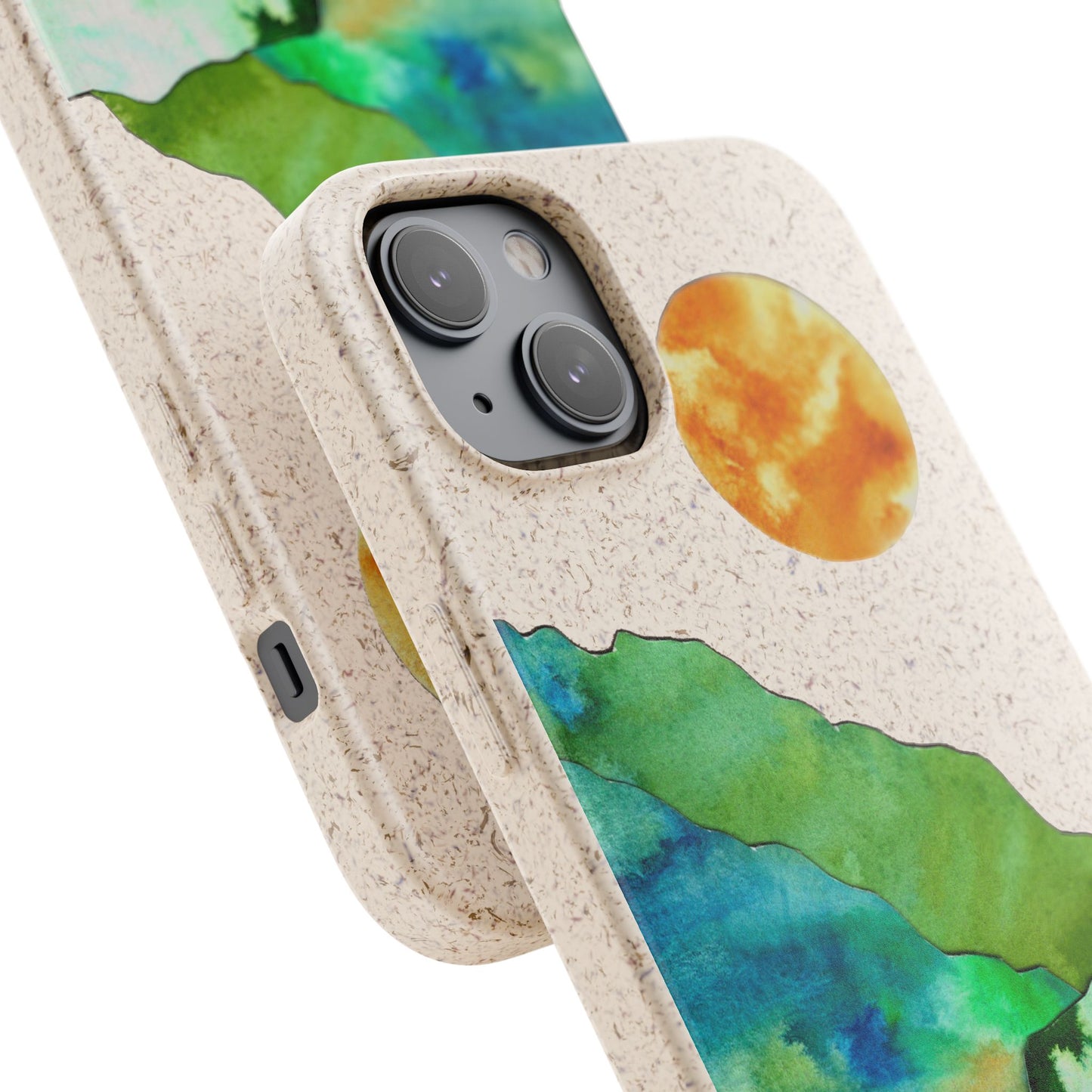 biodegradable & magsafe® phone case — mountain sunset
