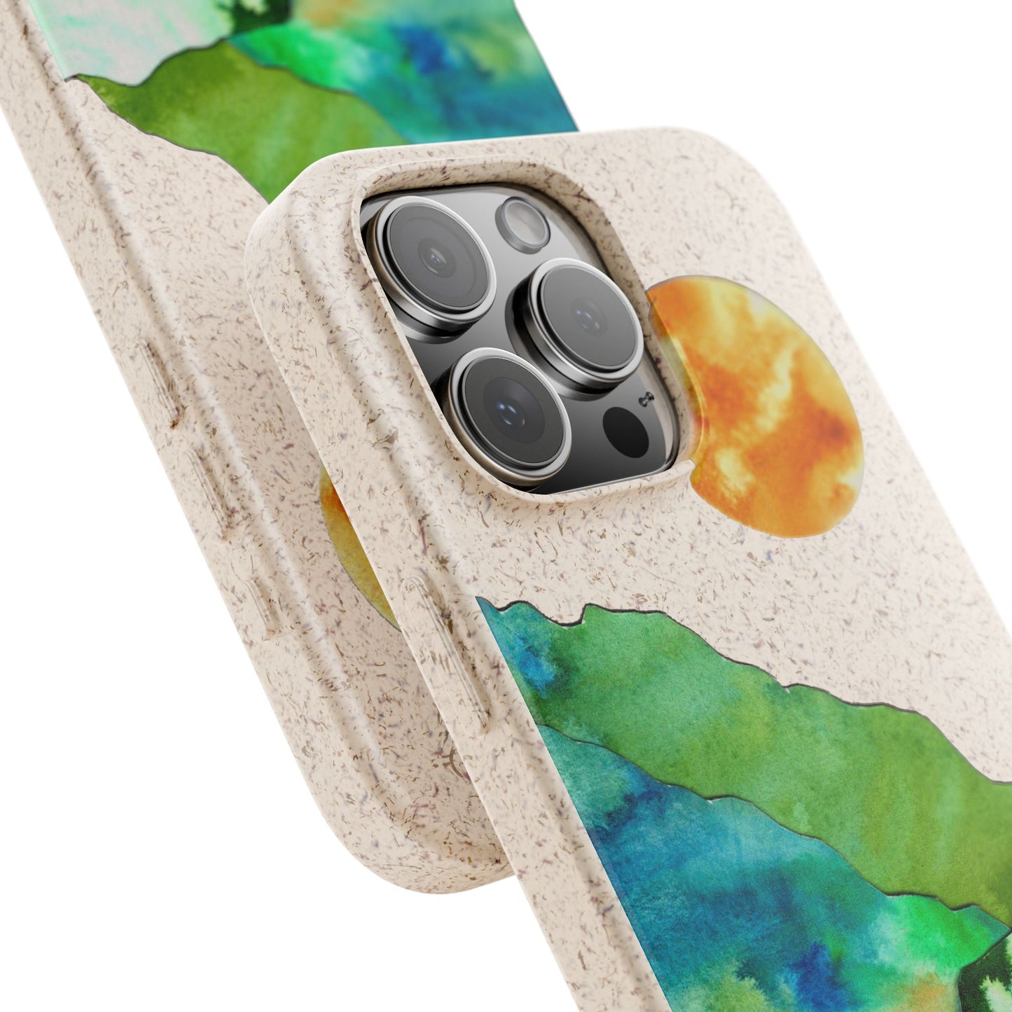 biodegradable & magsafe® phone case — mountain sunset