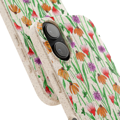 Wildflower Garden — Biodegradable Phone Case