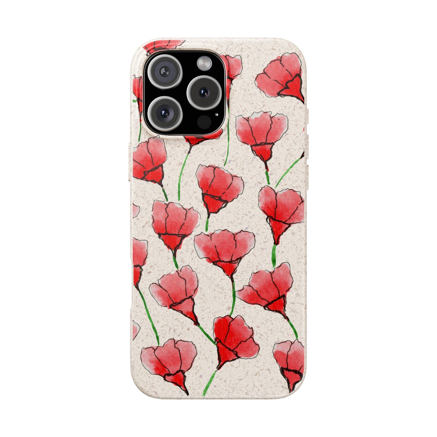 biodegradable & magsafe® phone case — poppy