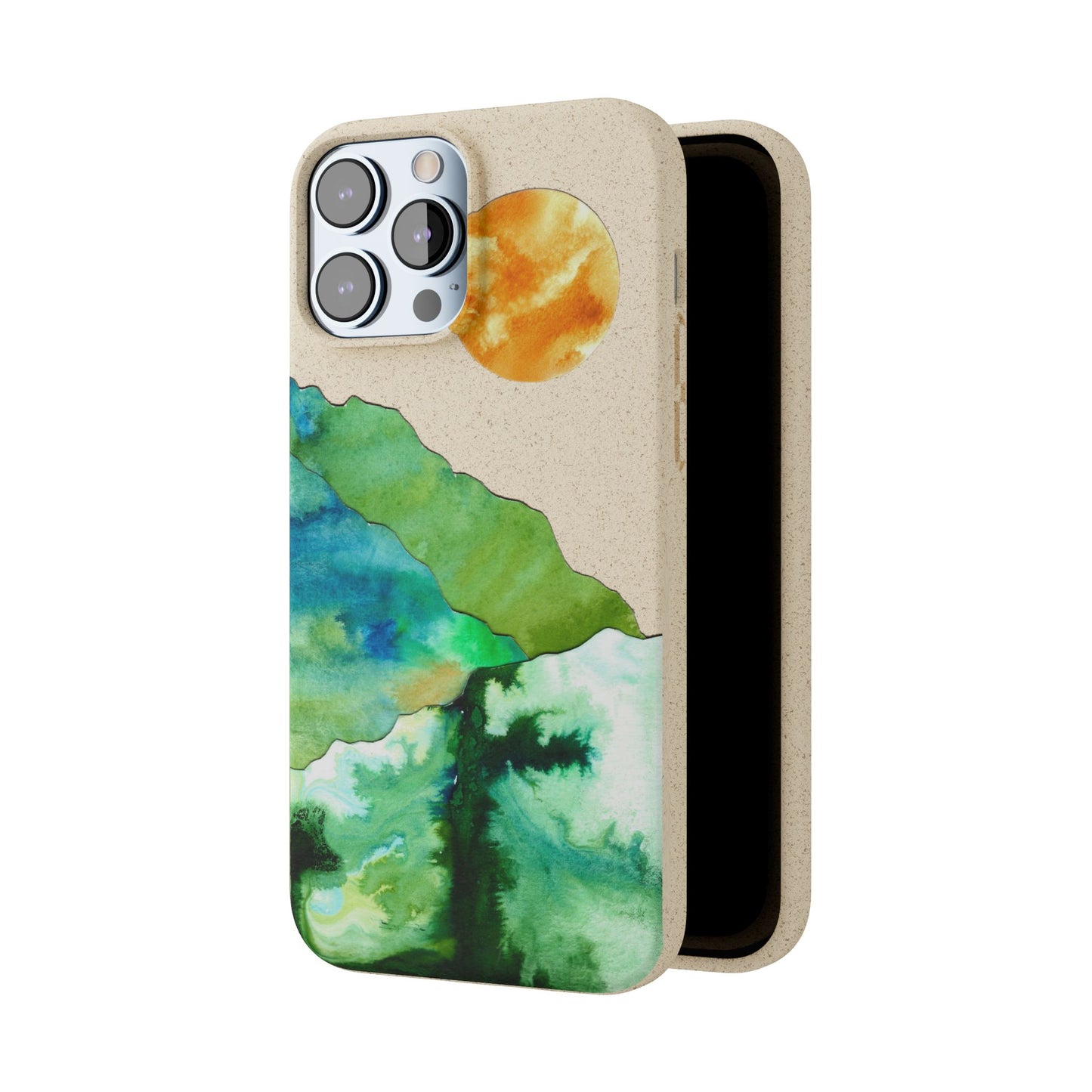 biodegradable & magsafe® phone case — mountain sunset