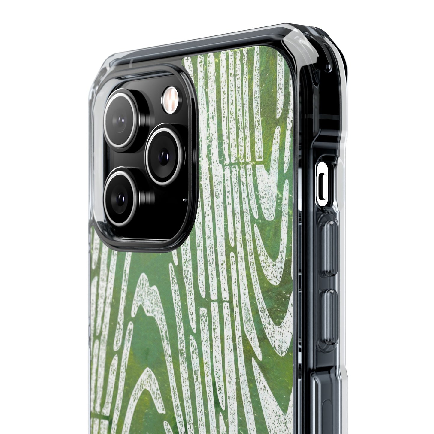 wood grain — clear phone case, magsafe® compatible