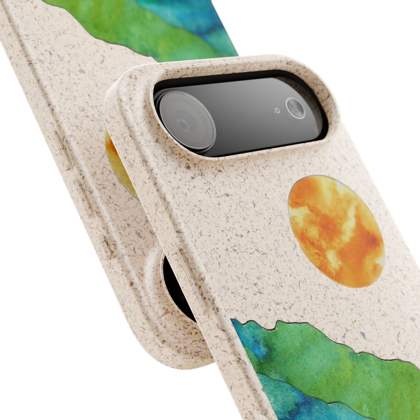 biodegradable & magsafe® phone case — mountain sunset