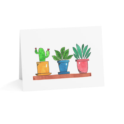 Potted Plants Greeting Card - Set of 10, 30, or 50
