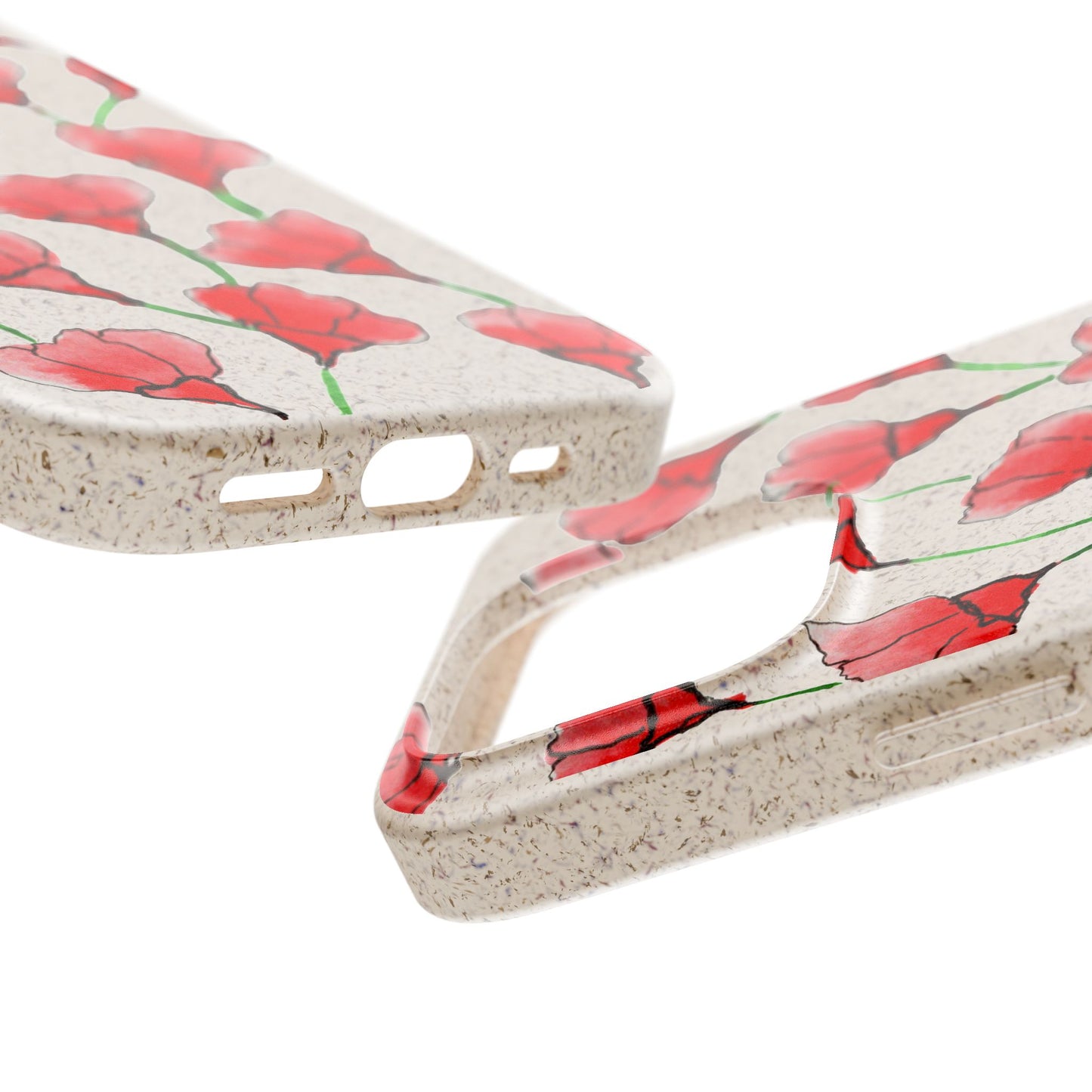 biodegradable & magsafe® phone case — poppy