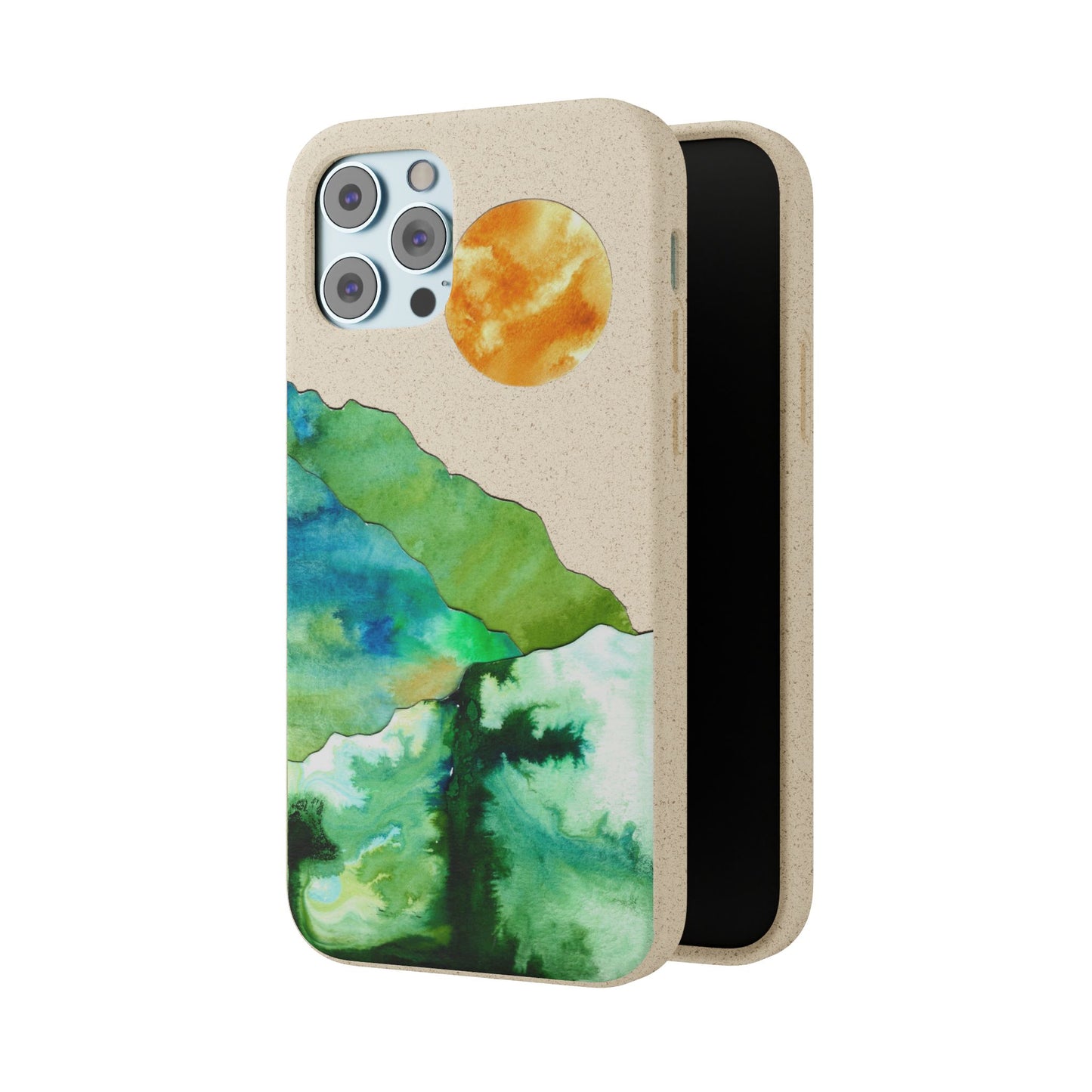 biodegradable & magsafe® phone case — mountain sunset