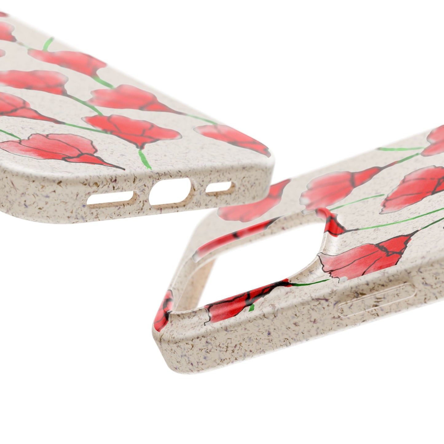 biodegradable & magsafe® phone case — poppy