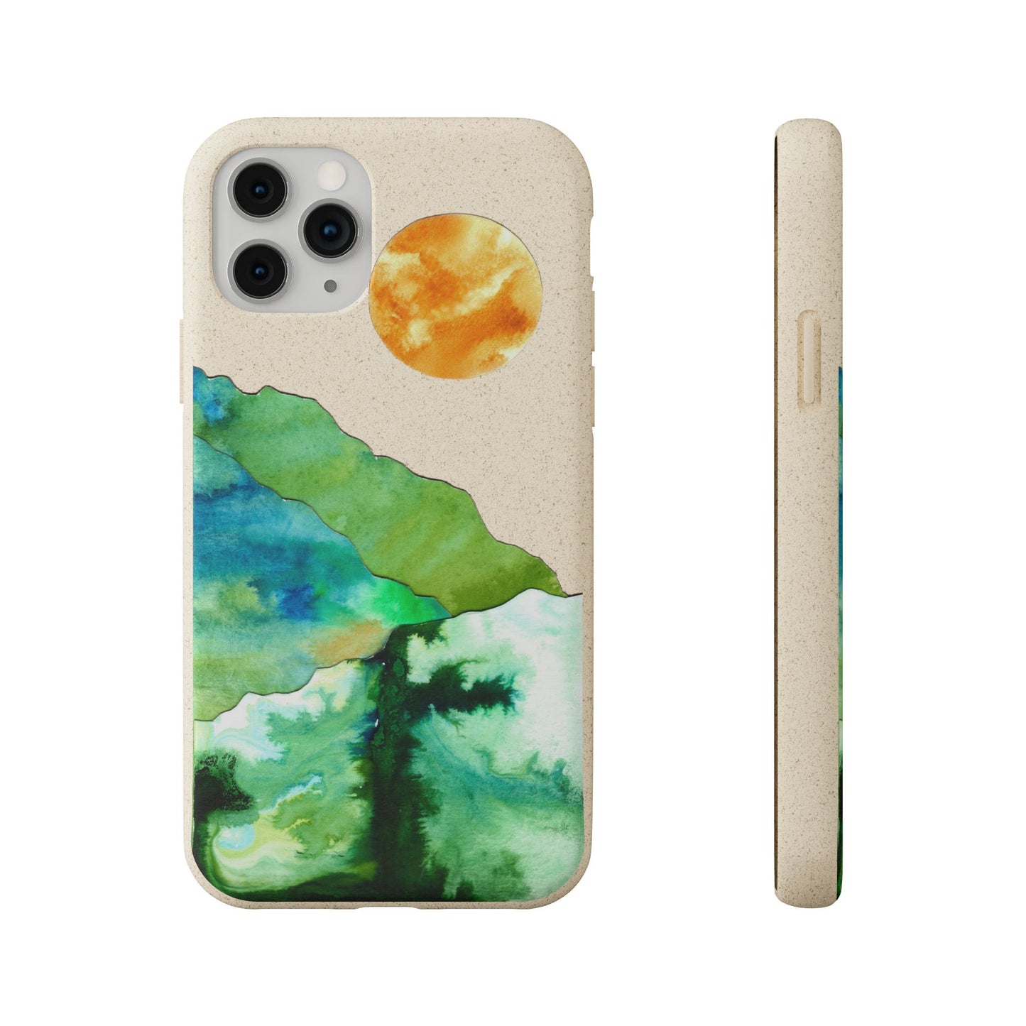 biodegradable & magsafe® phone case — mountain sunset