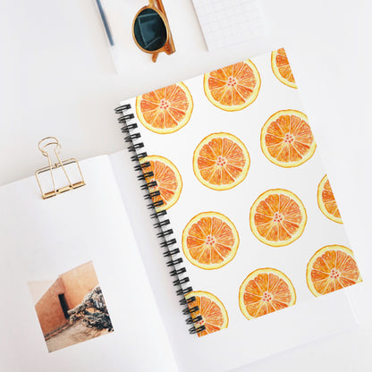 Orange Spiral Notebook