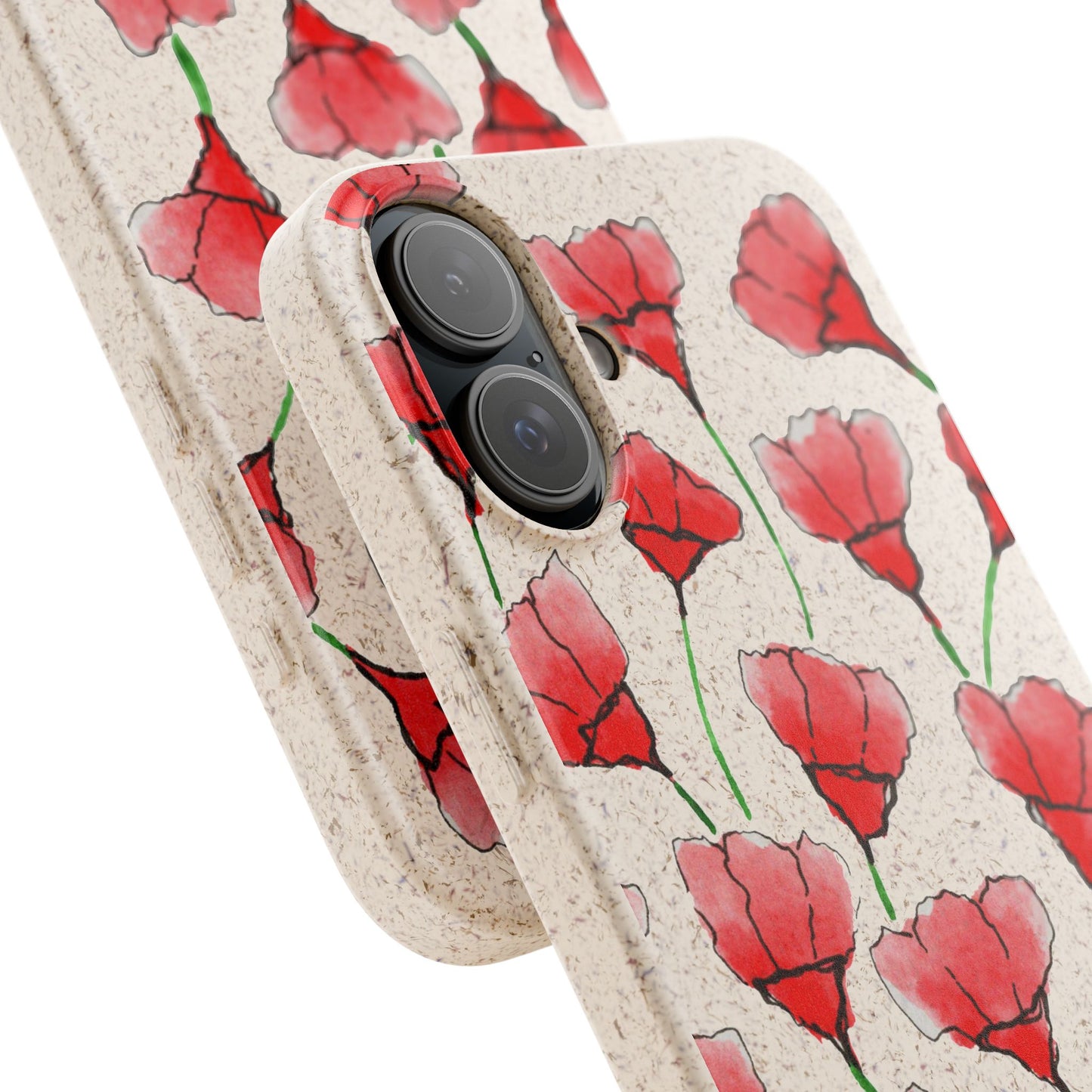 biodegradable & magsafe® phone case — poppy