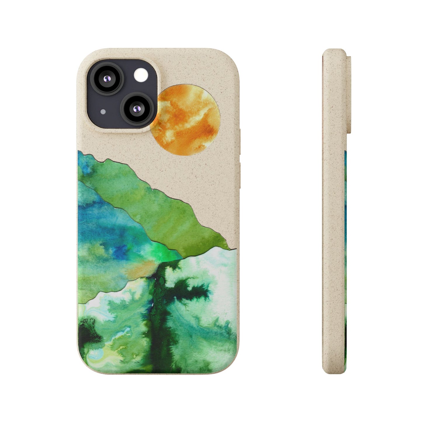 biodegradable & magsafe® phone case — mountain sunset
