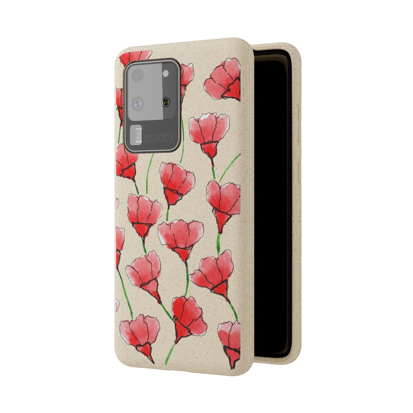 biodegradable & magsafe® phone case — poppy