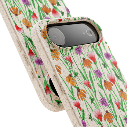 Wildflower Garden — Biodegradable & MagSafe® Phone Case
