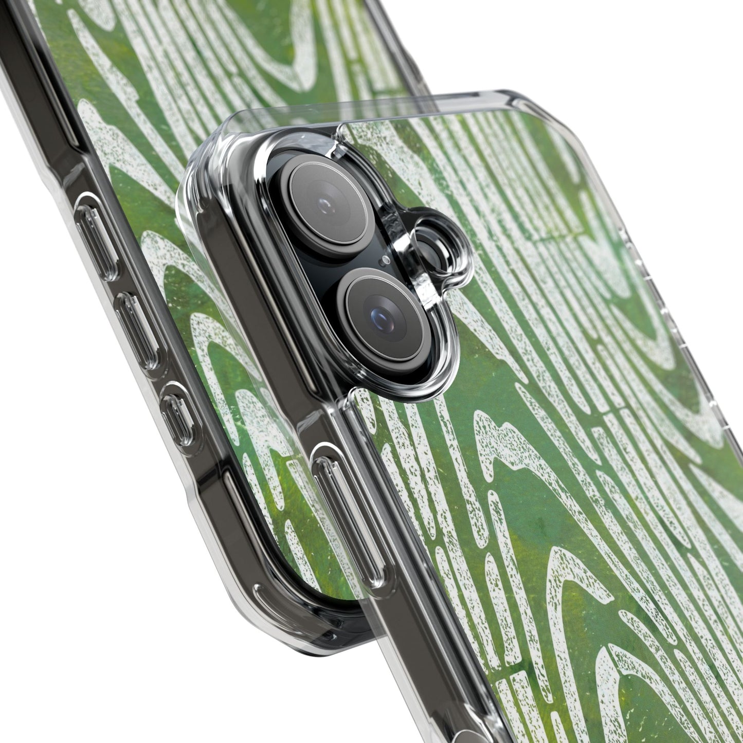 wood grain — clear phone case, magsafe® compatible