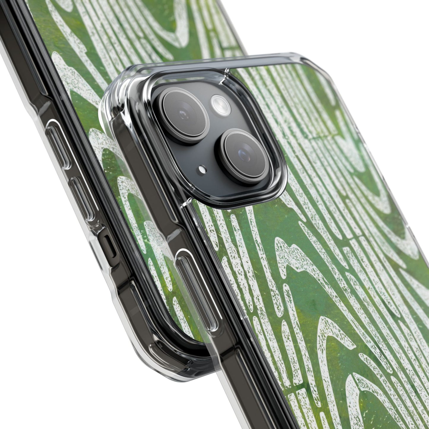 wood grain — clear phone case, magsafe® compatible