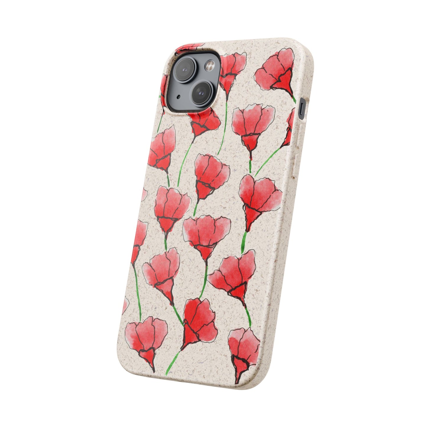 biodegradable & magsafe® phone case — poppy